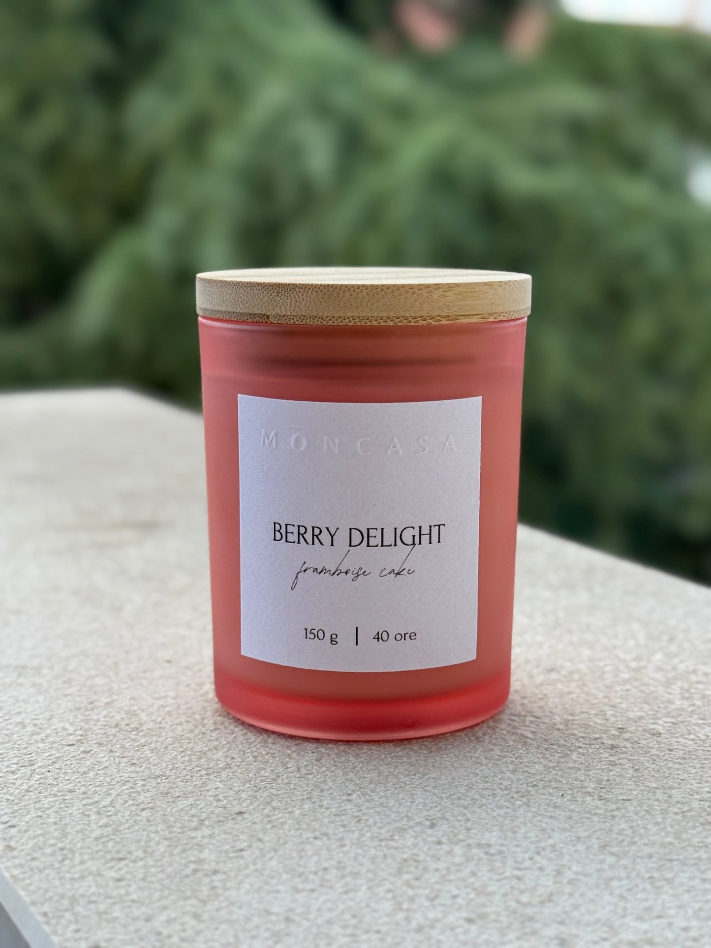 Candela in vetro Berry Delight