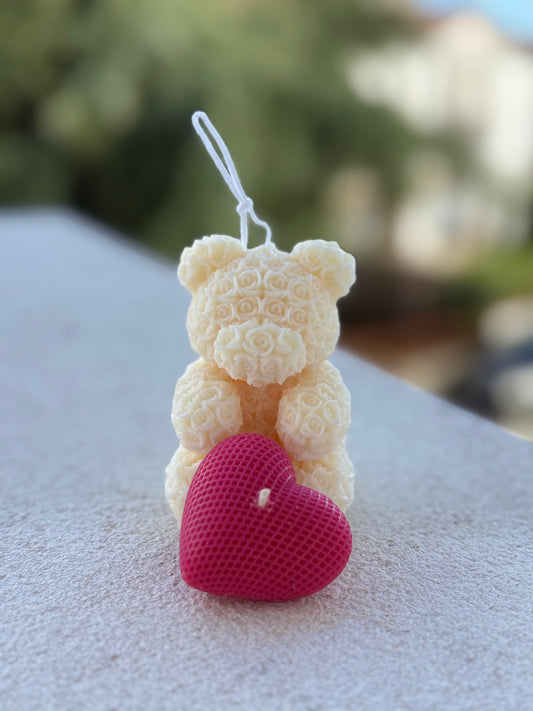 Teddy + heart