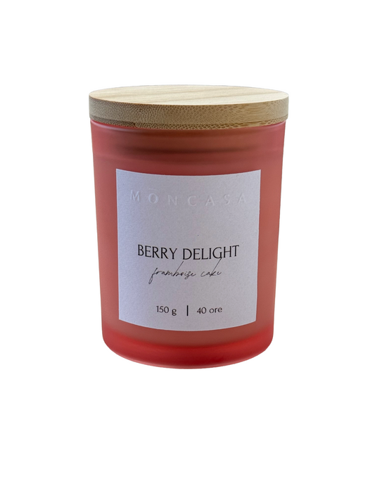 Candela in vetro Berry Delight